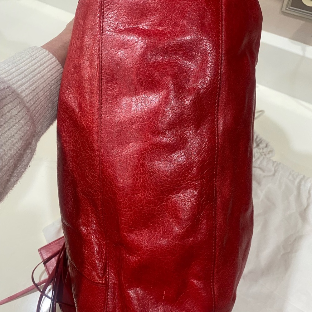 Balenciaga Crimson City Tote Bag - Picture 3 of 10